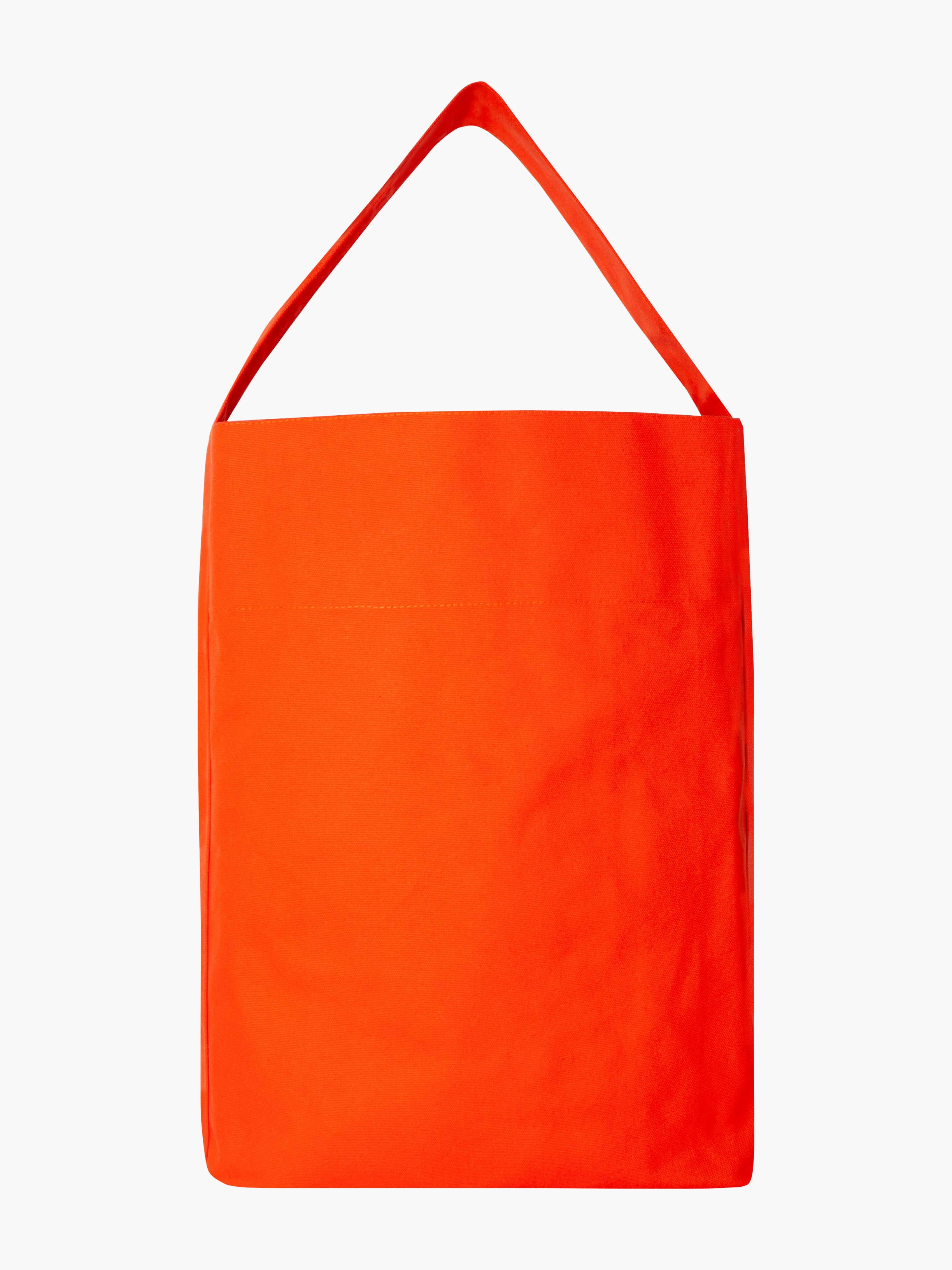 Bucket Tote in Orange (Water Repellent Cotton)