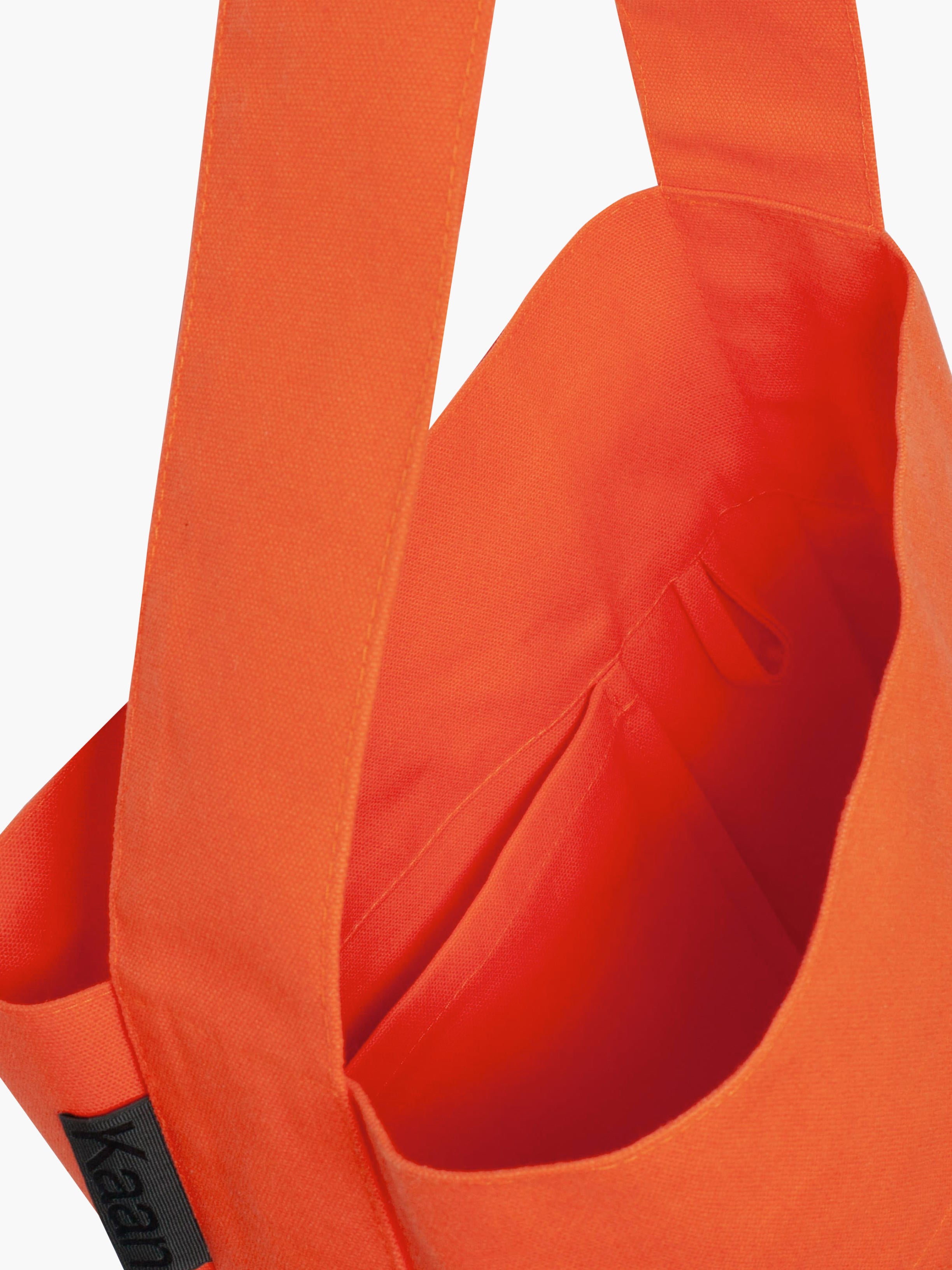 Bucket Tote in Orange (Water Repellent Cotton)