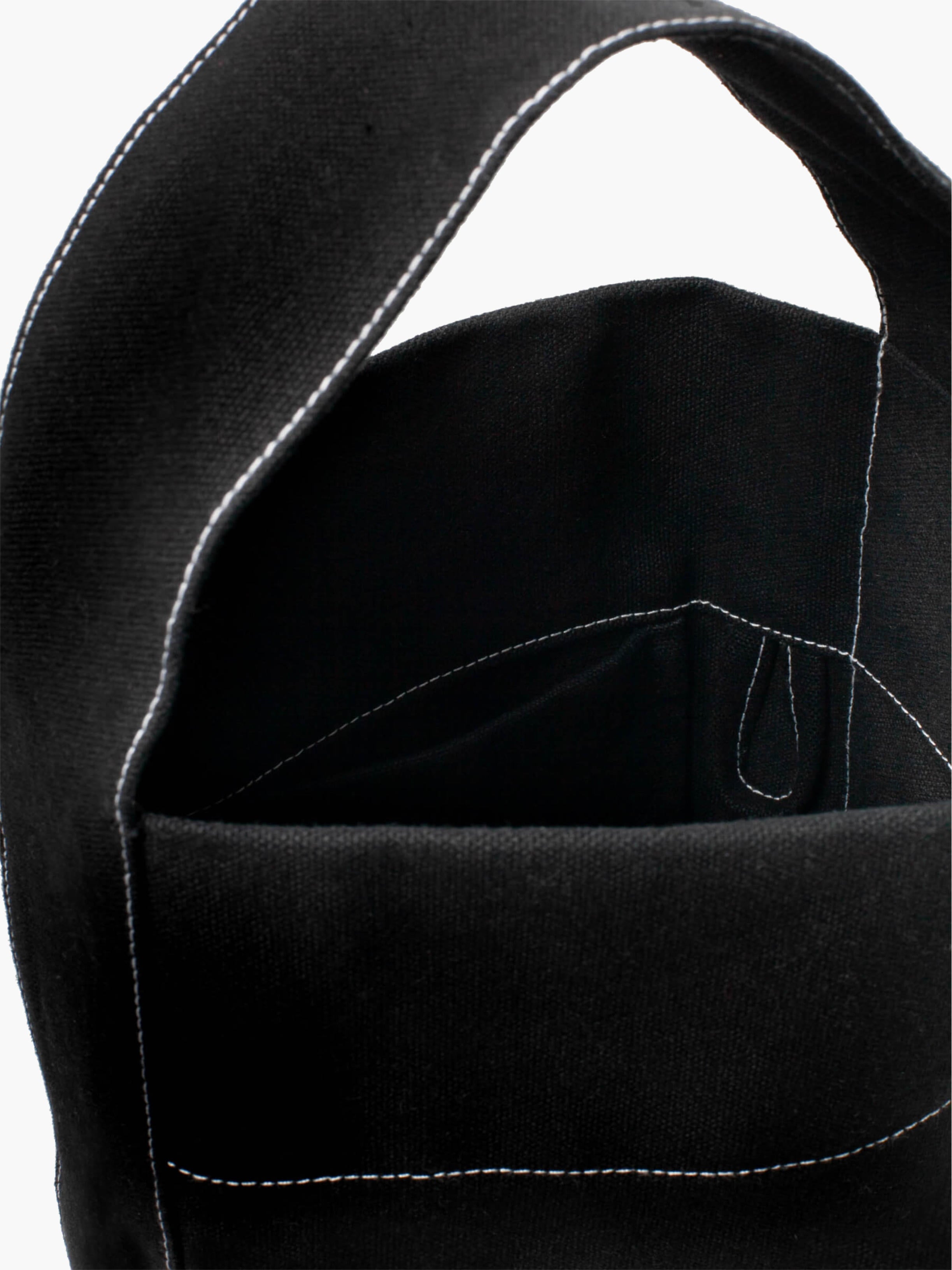 Mini Bucket - Black Contrast Stitch (Water Repellent)