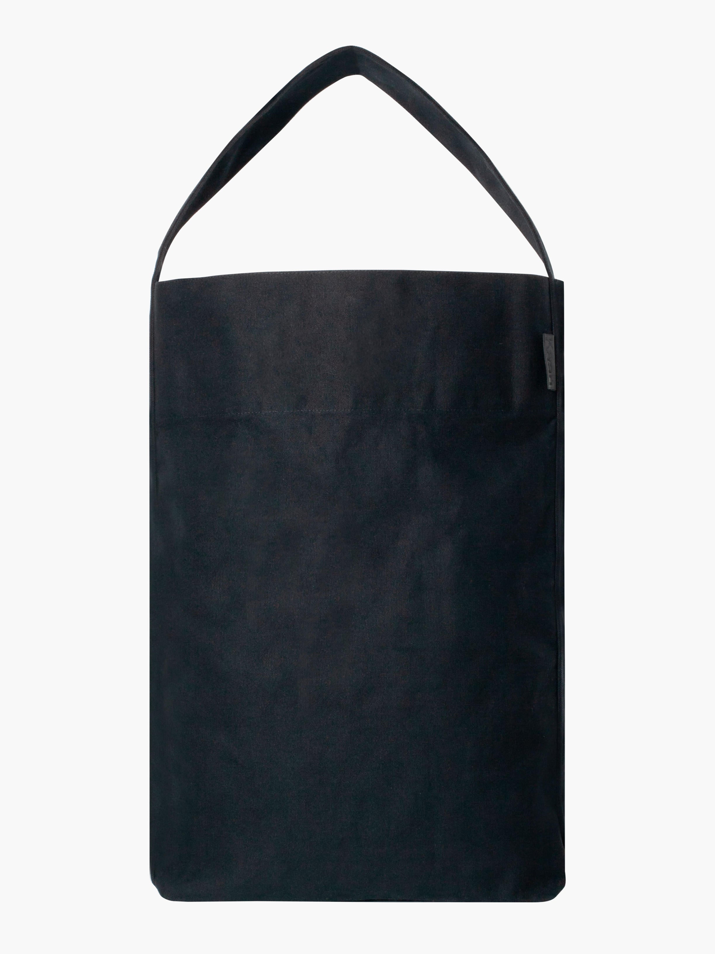 Mega Bucket Tote in Black (Water Repellent Cotton)